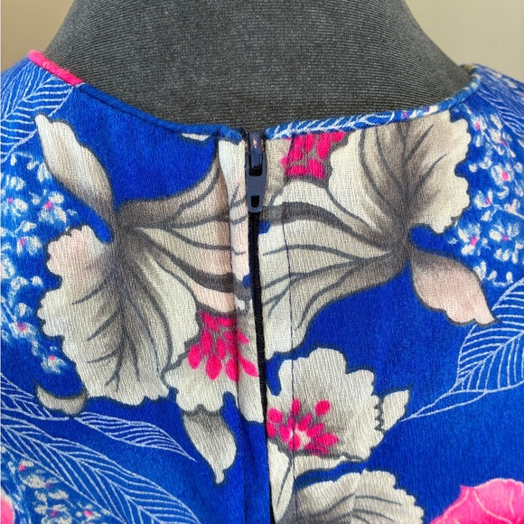 Vintage 70s Hukilau Fashions Medium Hawaiian Maxi MuuMuu Dress - Picture 6 of 10